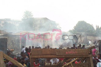 Côte d'Ivoire: Le marché d'Aboboté part en fumée ! 